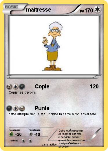 Pokemon maîtresse