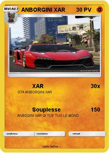Pokemon ANBORGINI XAR