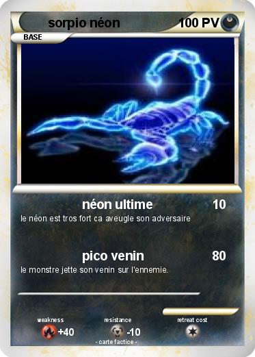 Pokemon sorpio néon