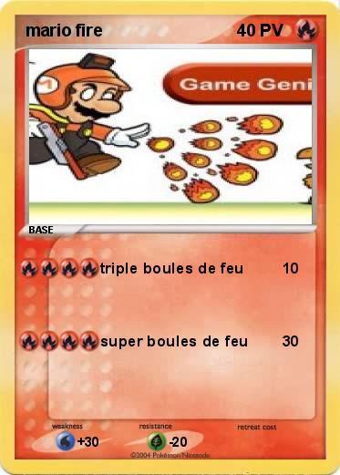 Pokemon mario fire