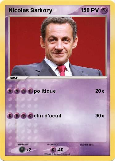 Pokemon Nicolas Sarkozy