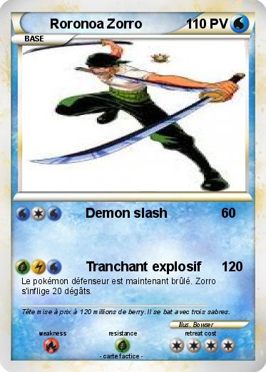 Pokemon Roronoa Zorro