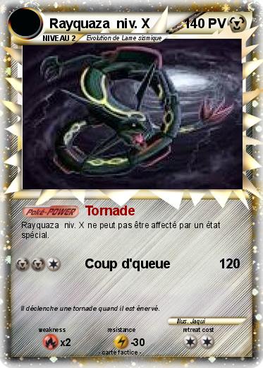 Pokemon Rayquaza  niv. X