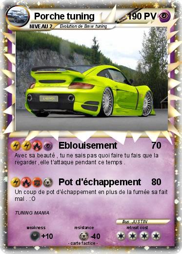 Pokemon Porche tuning