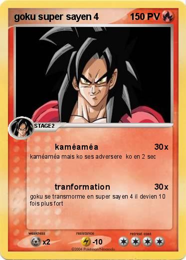Pokemon goku super sayen 4