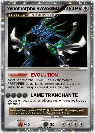 Pokemon xenomorphe RAVAGEUR