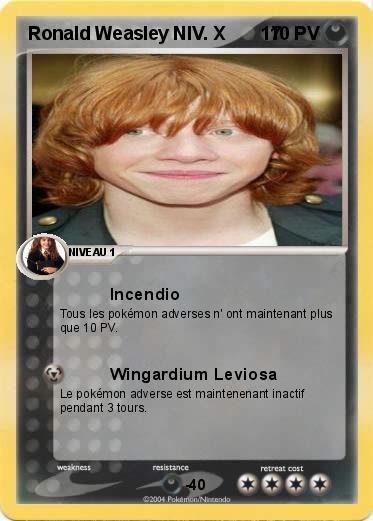 Pokemon Ronald Weasley NIV. X         7