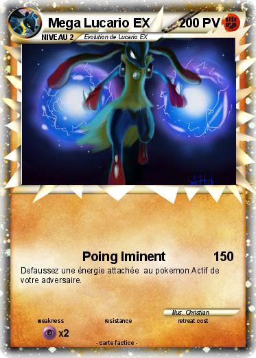 Pokemon Mega Lucario EX
