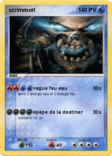 Pokemon scrimmort