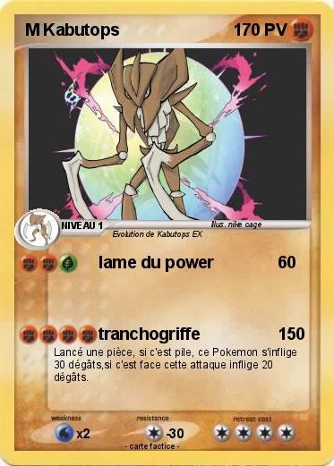 Pokemon M Kabutops