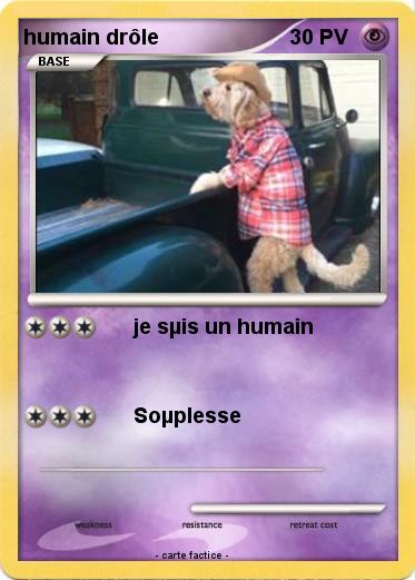 Pokemon humain drôle
