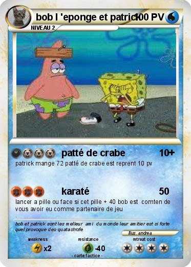 Pokemon bob l 'eponge et patrick