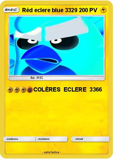 Pokemon Réd eclere blue 3329