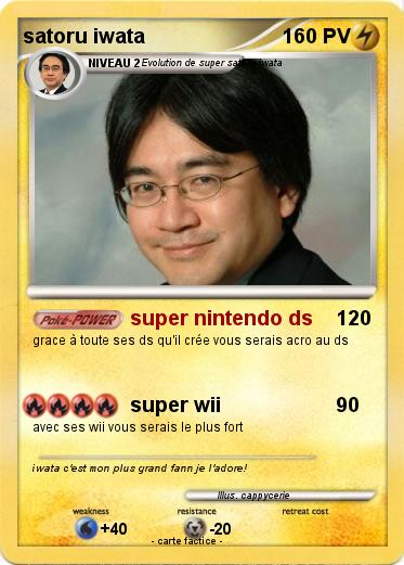 Pokemon satoru iwata