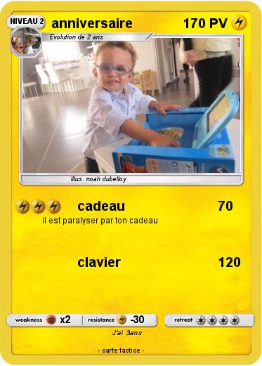 Pokemon anniversaire