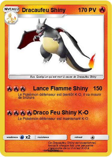 Pokemon Dracaufeu Shiny