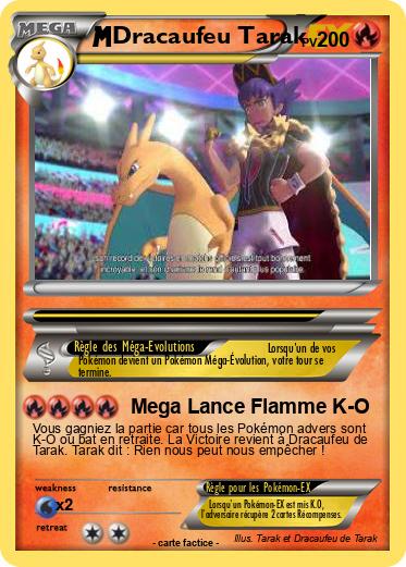 Pokemon Dracaufeu Tarak