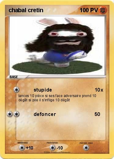 Pokemon chabal cretin