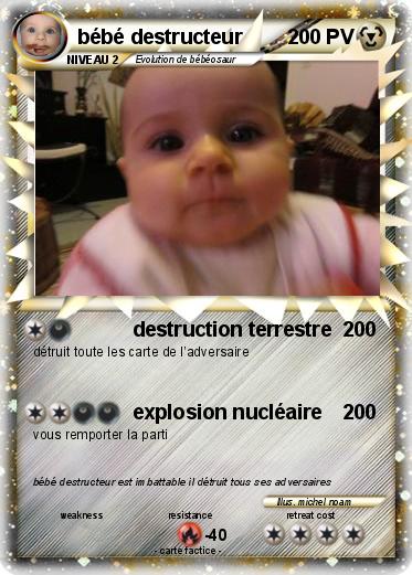 Pokemon bébé destructeur