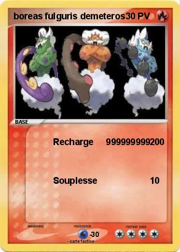 Pokemon boreas fulguris demeteros