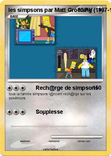 Pokemon les simpsons par Matt Groening (1987-1990-2000 )