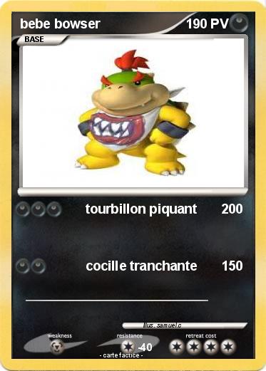 Pokemon bebe bowser