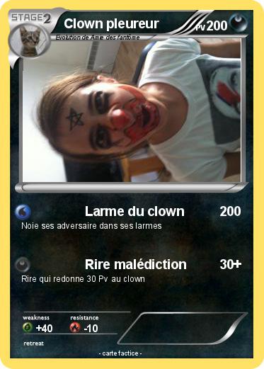 Pokemon Clown pleureur