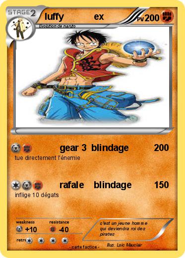 Pokemon luffy            ex