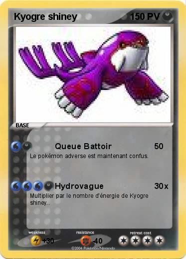Pokemon Kyogre shiney