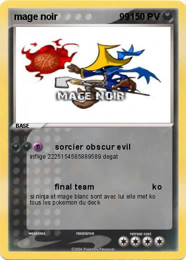 Pokemon mage noir                        99