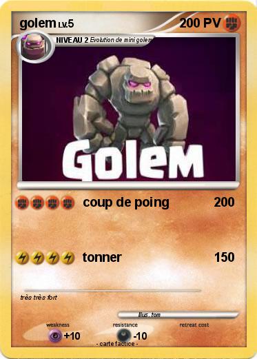 Pokemon golem