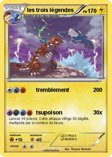 Pokemon les trois légendes