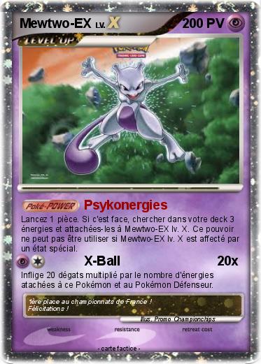 Pokemon Mewtwo-EX
