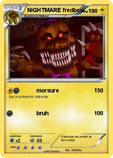 Pokemon NIGHTMARE fredbear