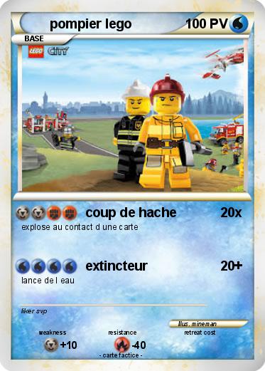 Pokemon pompier lego