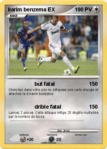 Pokemon karim benzema EX