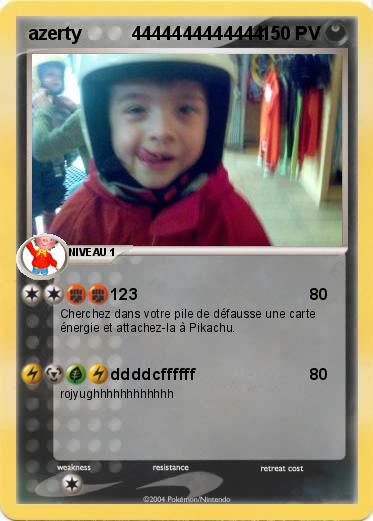 Pokemon azerty          4444444444444