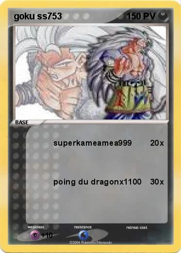 Pokemon goku ss753