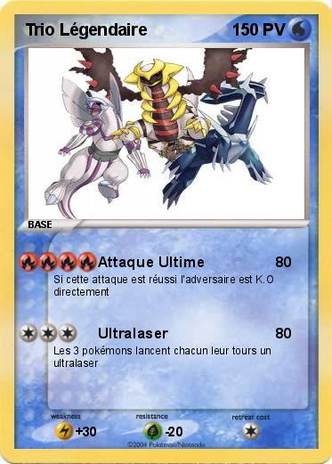 Pokemon Trio Légendaire