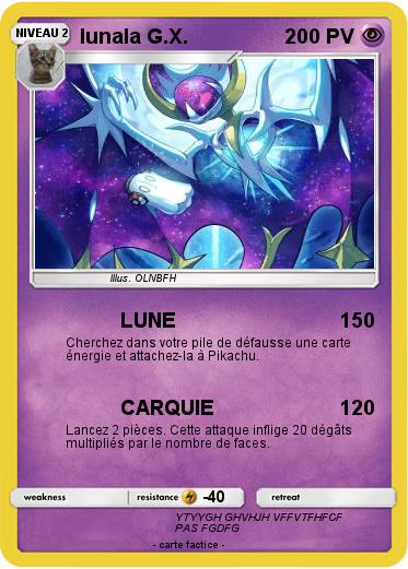 Pokemon lunala G.X.