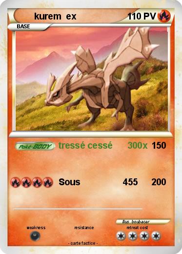 Pokemon kurem  ex
