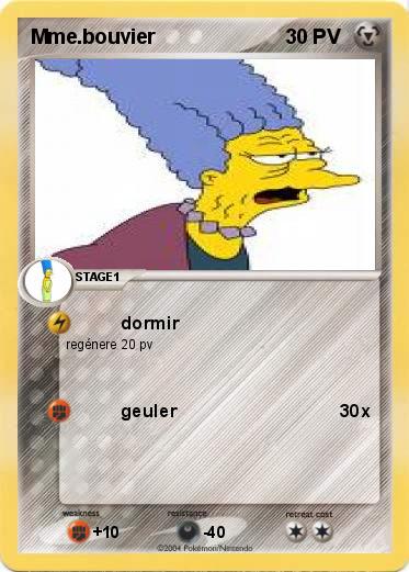 Pokemon Mme.bouvier