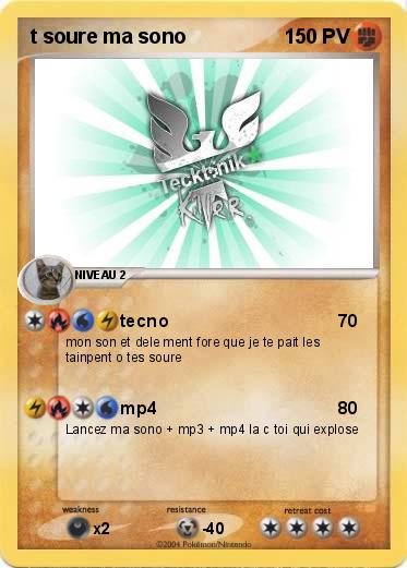 Pokemon t soure ma sono 