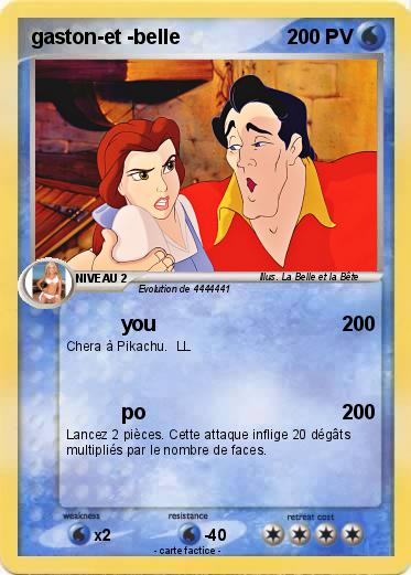 Pokemon gaston-et -belle