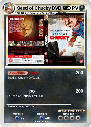 Pokemon Seed of Chucky DVD UK