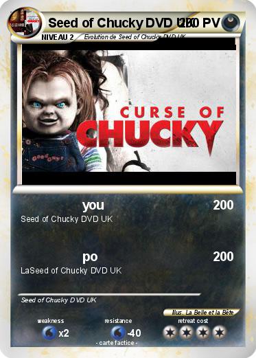 Pokemon Seed of Chucky DVD UK