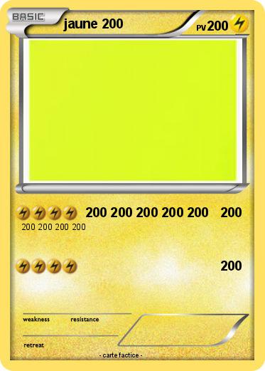 Pokemon jaune 200
