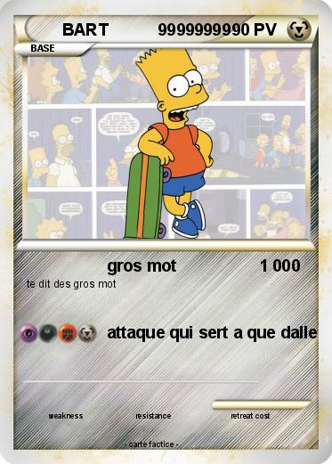 Pokemon BART           99999999