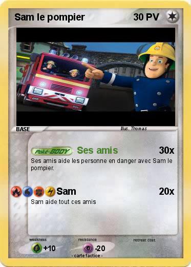 Pokemon Sam le pompier