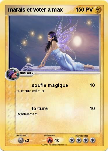 Pokemon marais et voter a max 